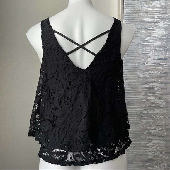 Decree Women’s Lace Crop Top Size S - Picture 6 of 10